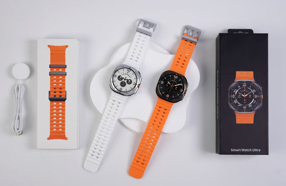 AMOLED W7 Ultra Rugged Wireless Charging Smart Watch 3D Menu Ai Dail chức năng SOS