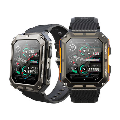 C20 Pro Capacity lớn Cấu hình đồng hồ cổ tay Điện thoại thông minh kỹ thuật số 1.83inch Smartwatch